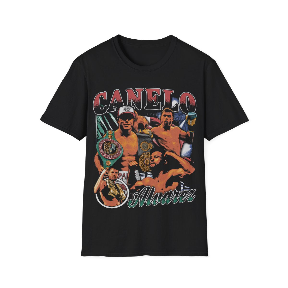 Canelo Alvarez professional boxer Unisex Softstyle T-Shirt T1MN4510