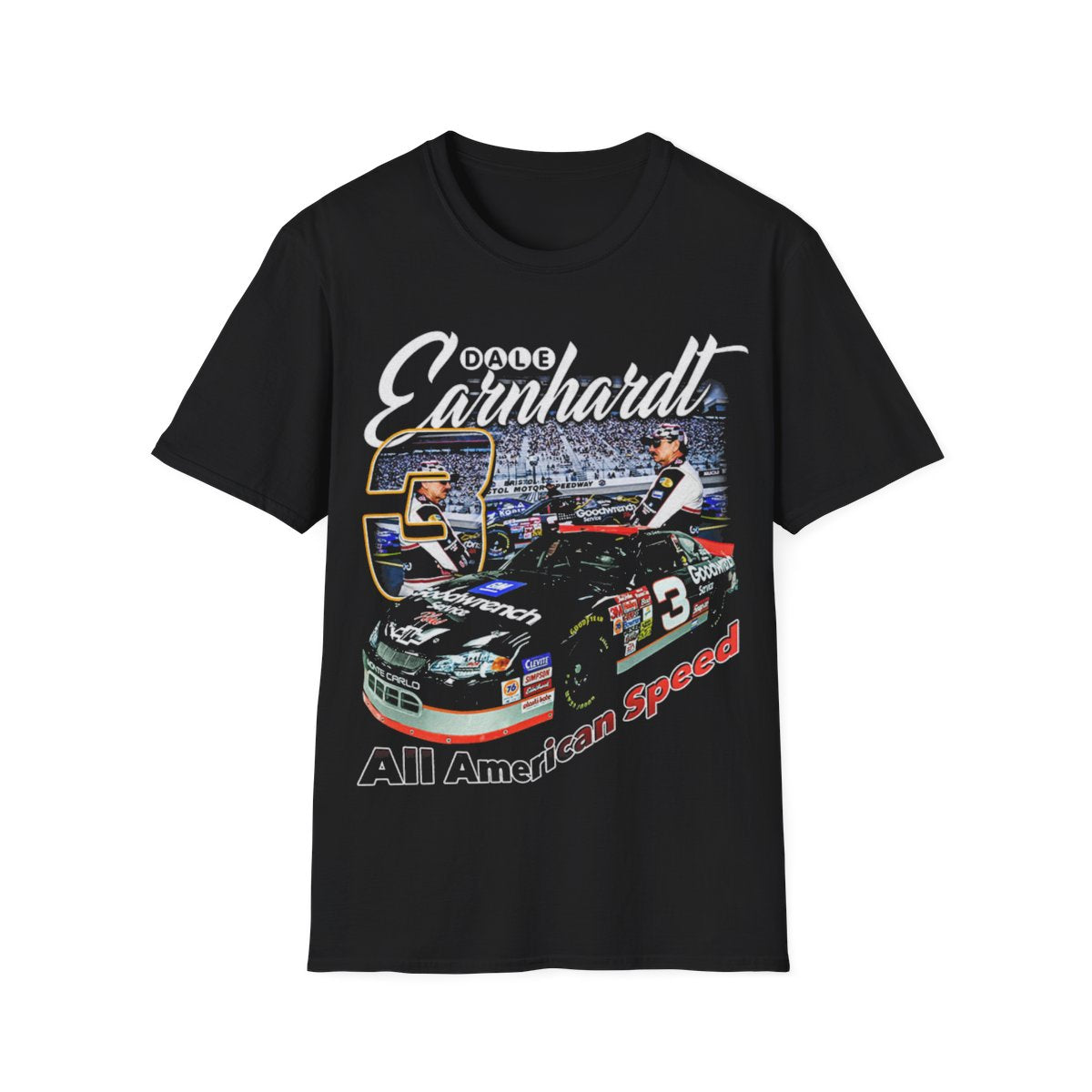 Dale Earnhardt American race car driver Vintage T-Shirt, Gift For Woman and Man Unisex Softstyle T-Shirt T1MN4514