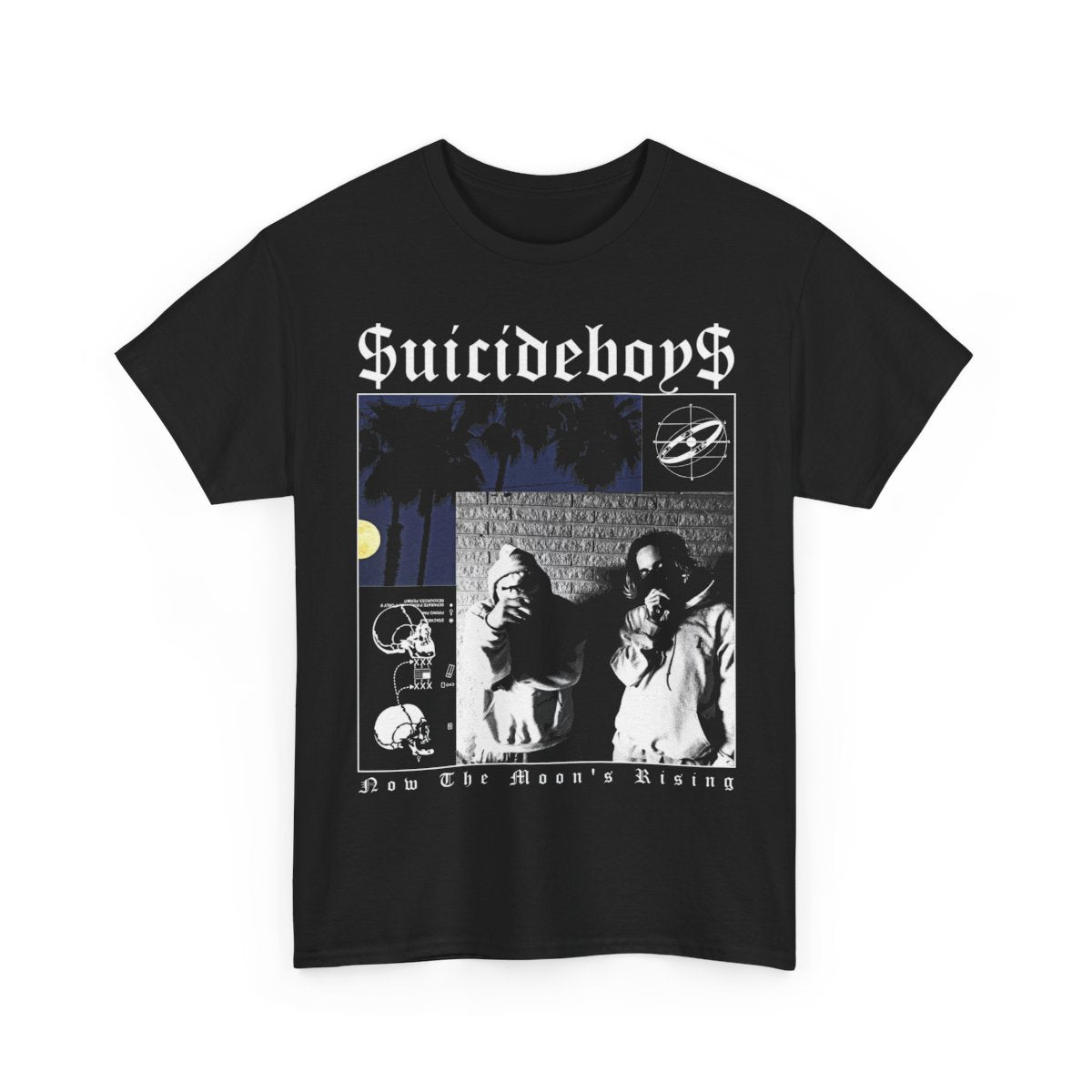 Suicide Boys Unisex T-shirt, SuicideBoys merch, Suicide Boys - Now The Moon's Rising Album