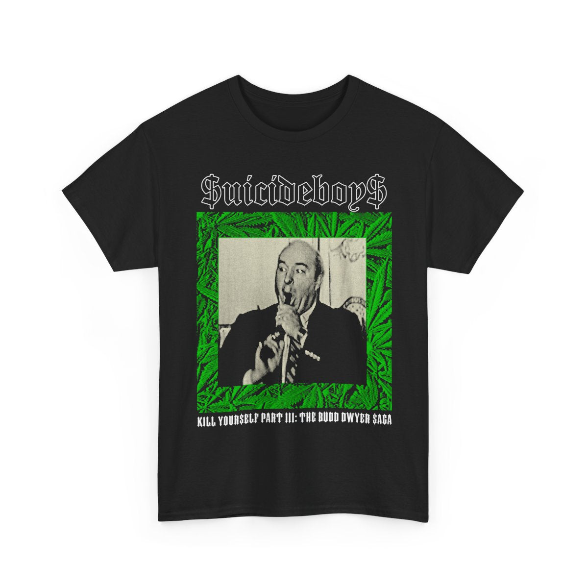 Suicide Boys Unisex T-shirt, SuicideBoys merch, Suicide Boys - KILL YOURSELF Part III: The Budd Dwyer Saga Album Poster Design Graphic tee