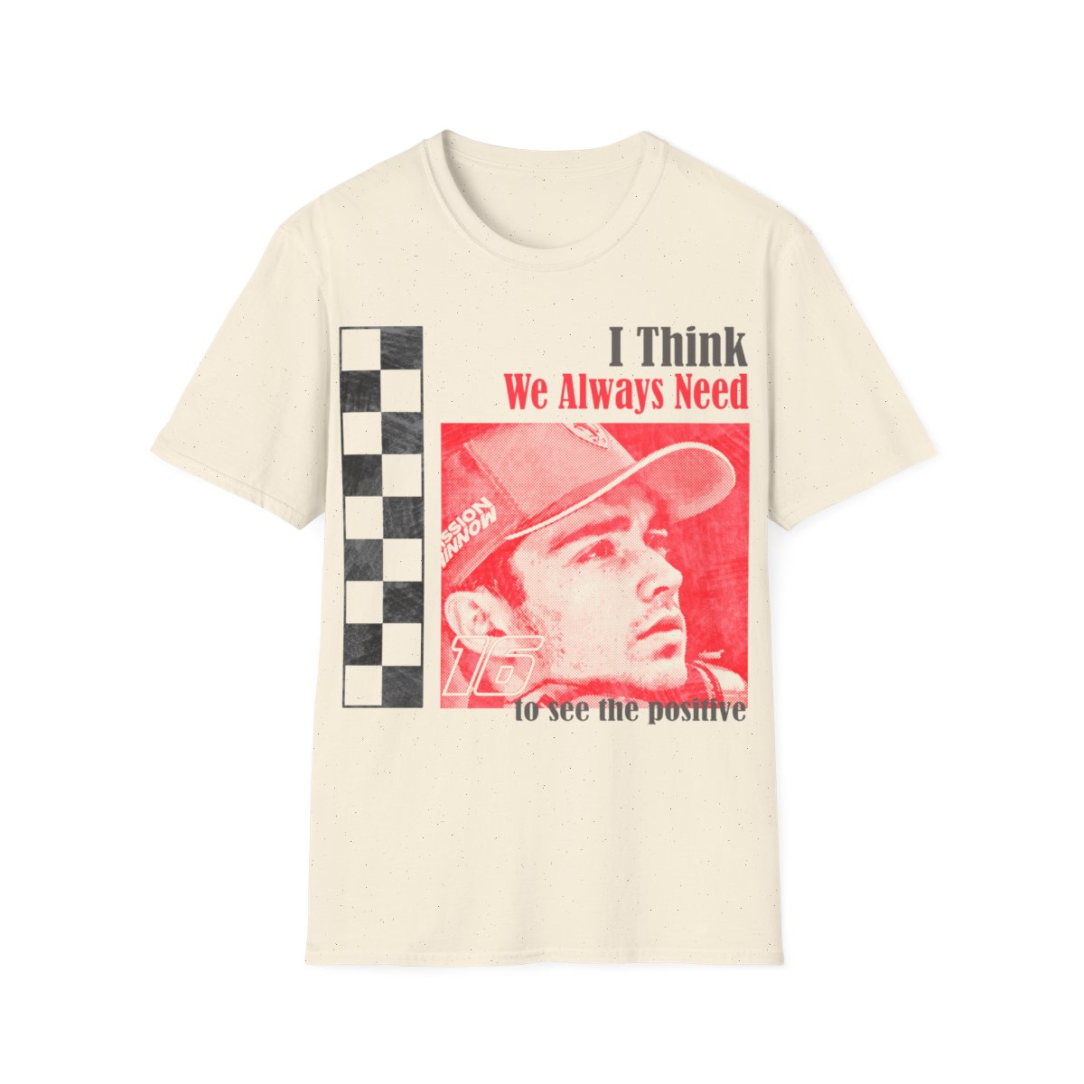 Charles Leclerc F1 T-Shirt: Unisex Softstyle Cotton Tee