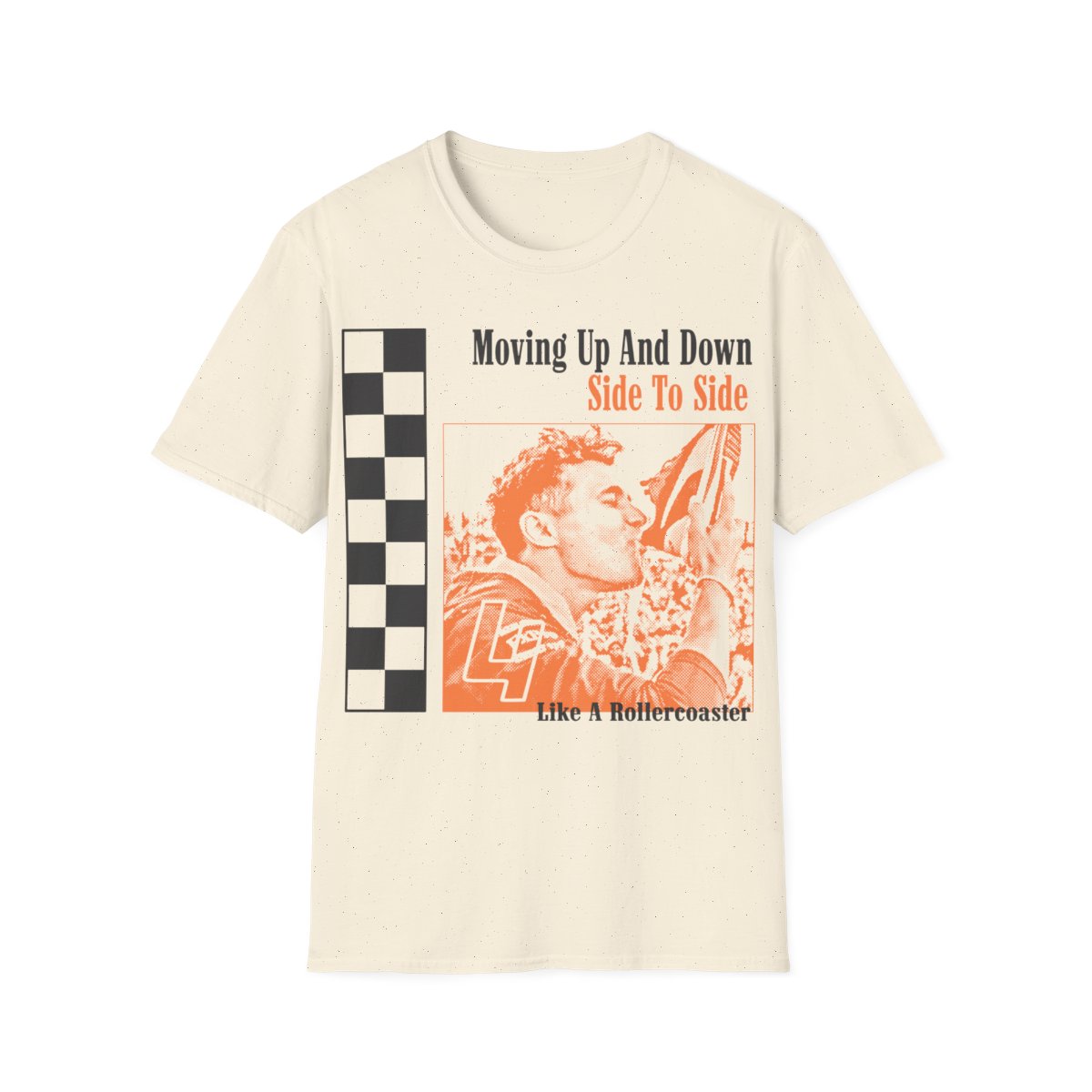 Lando Norris F1 Racer T-Shirt: Formula One Unisex Softstyle Tee