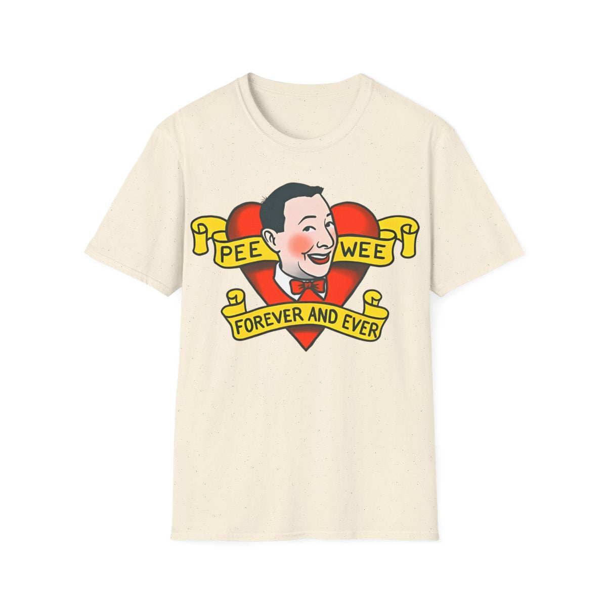 Pee Wee Herman Movie Graphic Tee: Paul Reubens Unisex Softstyle Shirt