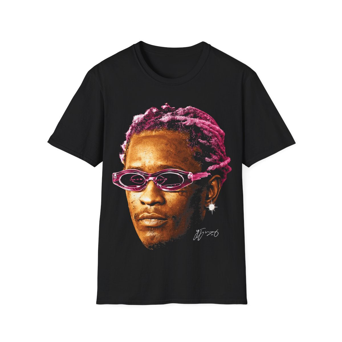 Young Thug Graphic Tee: 90s Rap Concert Merch