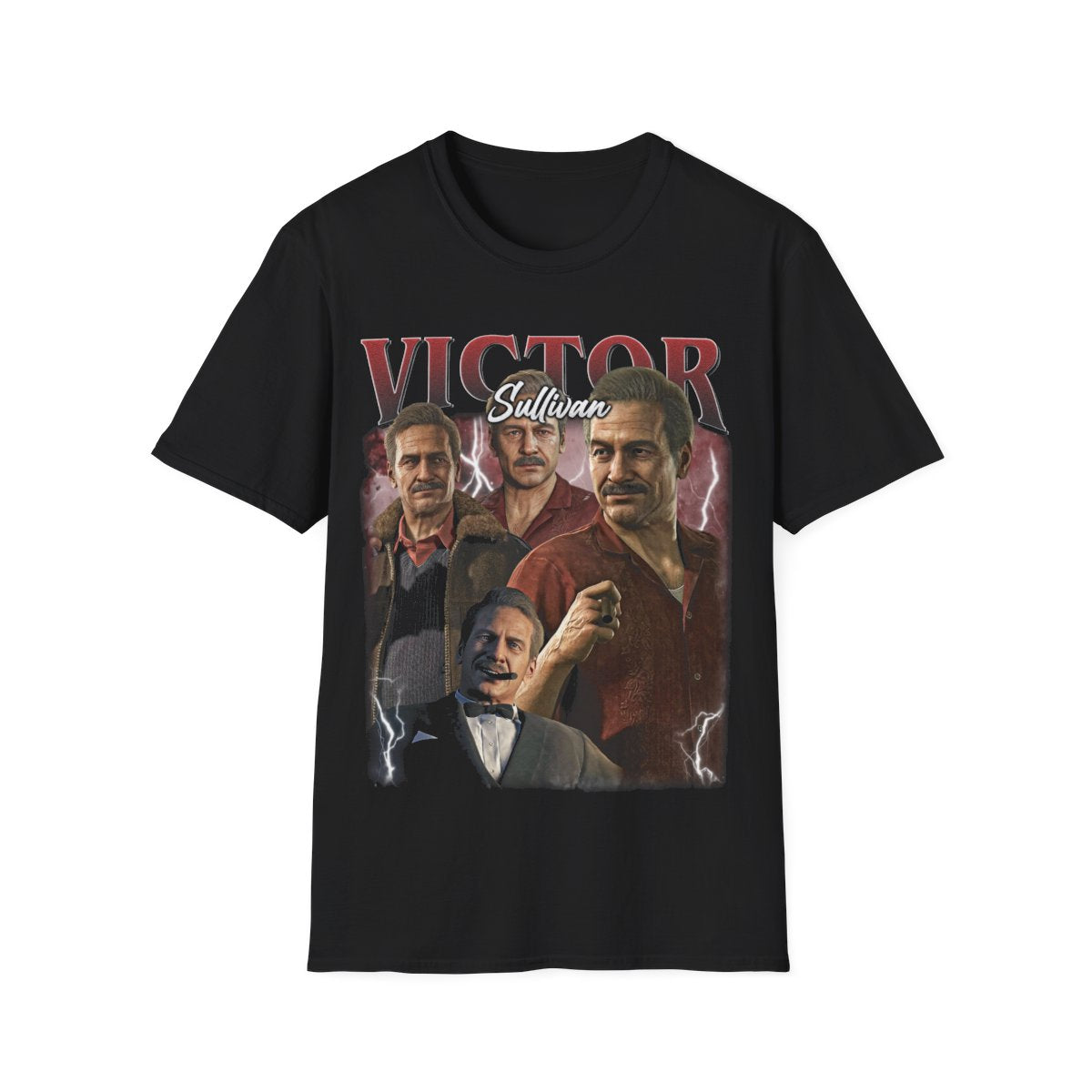 Victor Sullivan Uncharted Vintage T-Shirt, Gift For Woman and Man Unisex T-Shirt