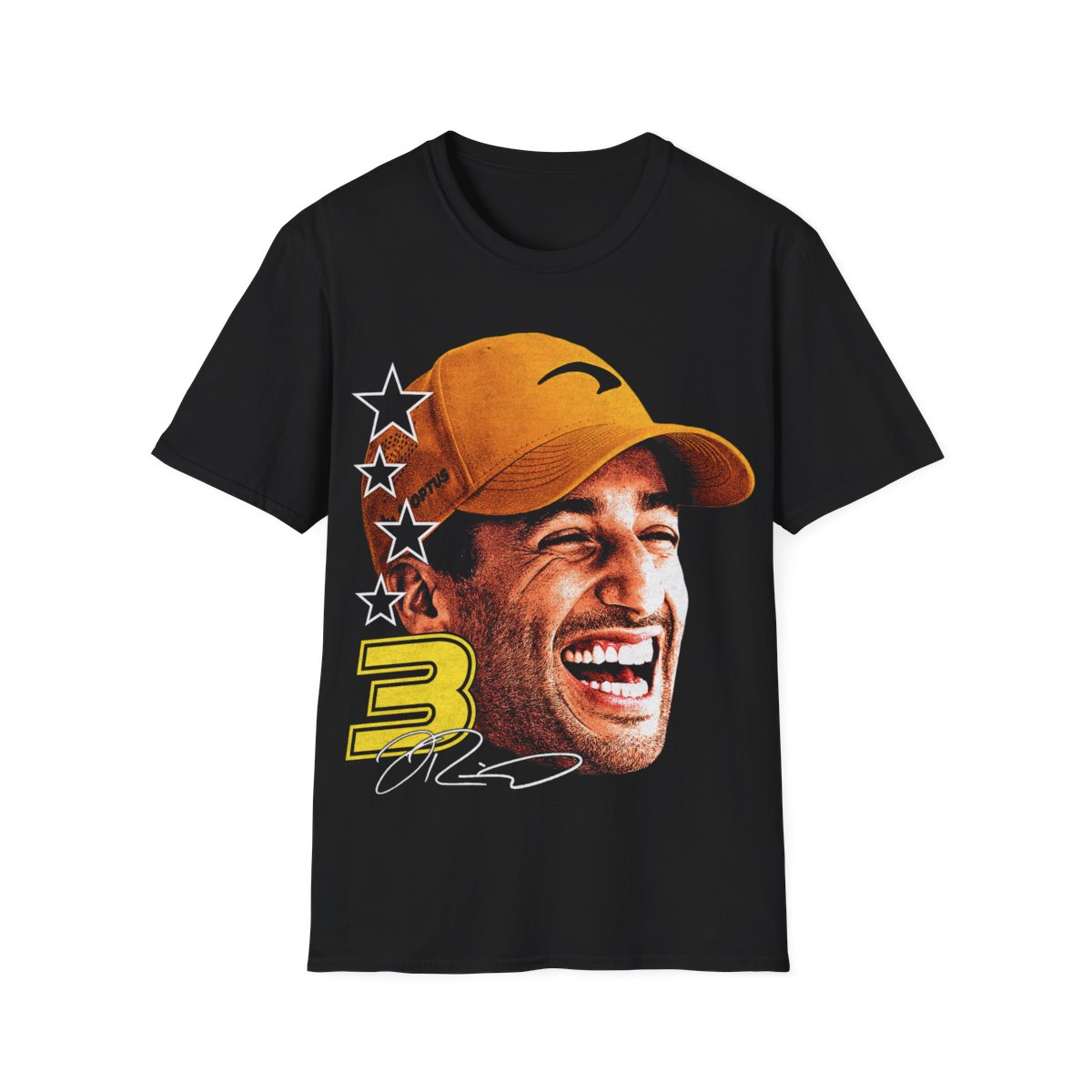 Daniel Ricciardo T-Shirt, Formula 1 Racer Graphic Tee, F1 Motorsport Fan, Racing Legend Merch Gift Gift For Woman and Man Unisex AND258