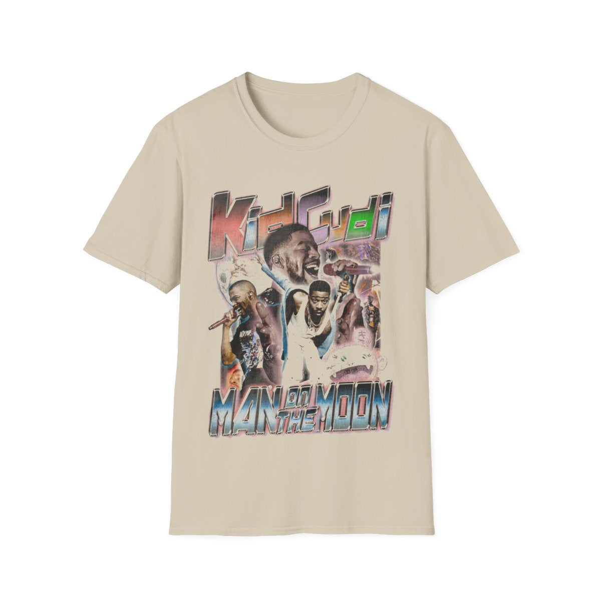 Kid Cudi Man On The Moon, Rap Album Graphic Tee, Hip Hop Music Merch, Streetwear Gift for Rap Fans Gift For Women and Man Unisex T-Shirt