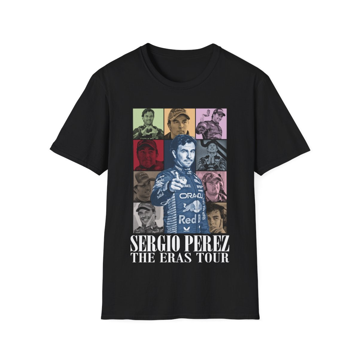 Retro Sergio Perez Eras Tour T-Shirt: 90's Vintage Unisex Comfort Colors Tee