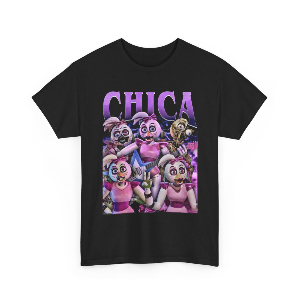 Chica Five Nights At Freddy's Scary Animatronic Shirt, Comfort Colors Unisex
