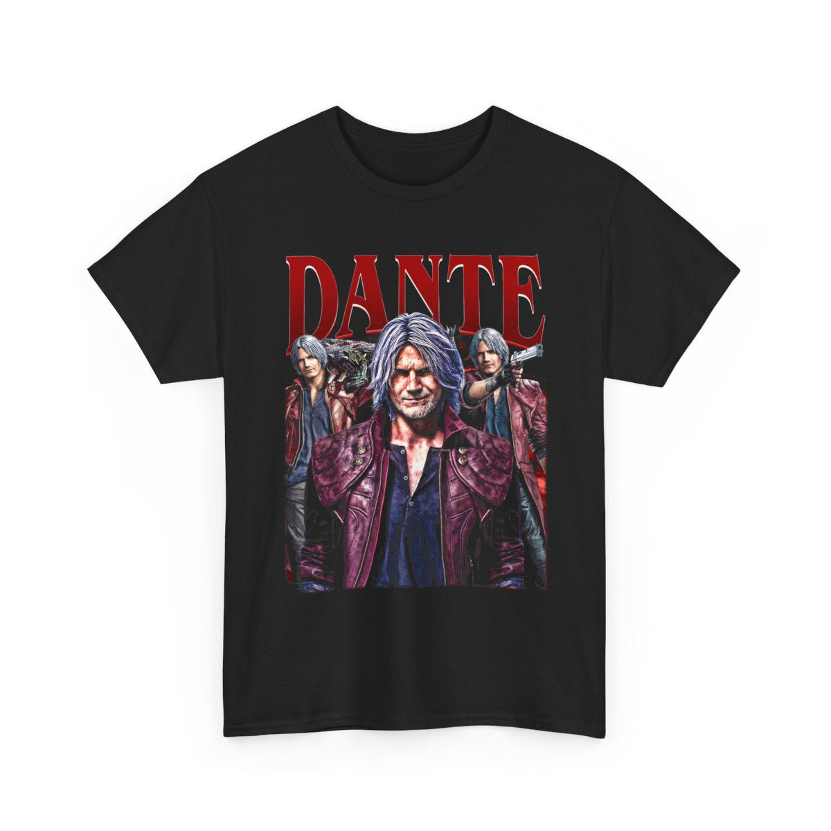 Retro 90's Dante Devil May Cry T-Shirt - Unisex Comfort Colors Tee
