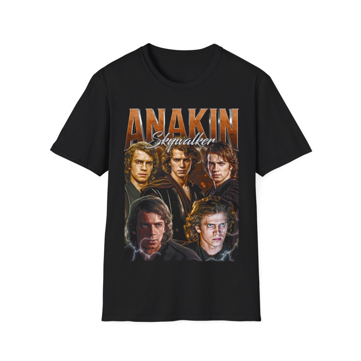 Anakin Skywalker Star Wars Jedi Graphic Tee Prequel Trilogy Movie Merch Sci-Fi Space Saga Fan Apparel ��� Gift for Star Wars Lovers T-Shirt