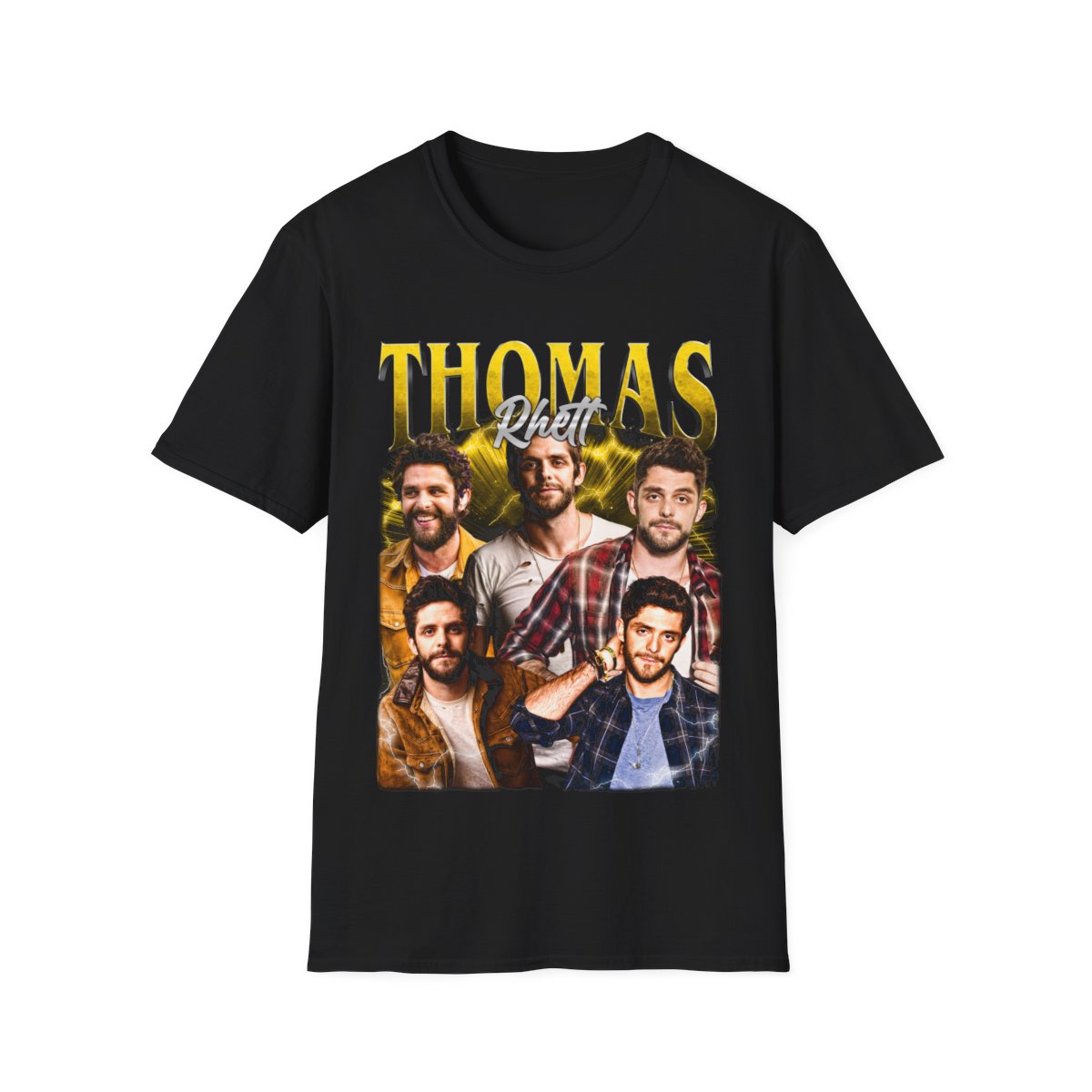 Thomas Rhett Shirt, Country Music Graphic Tee, Singer Songwriter T-Shirt, Country Concert Fan Gift Music Vintage 90s Poster Graphic Tee