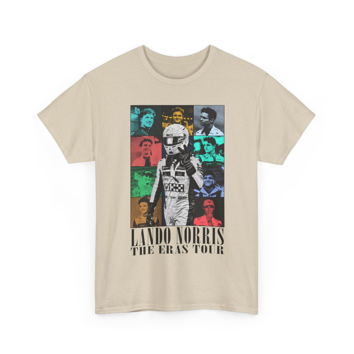 Lando Norris F1 T-Shirt: The Eras Tour Vintage Unisex Tee