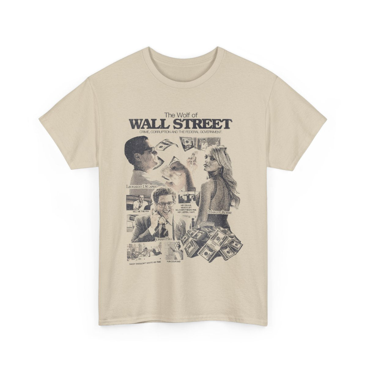 The Wolf of Wall Street Movie T-Shirt: Leonardo DiCaprio Movie Tee