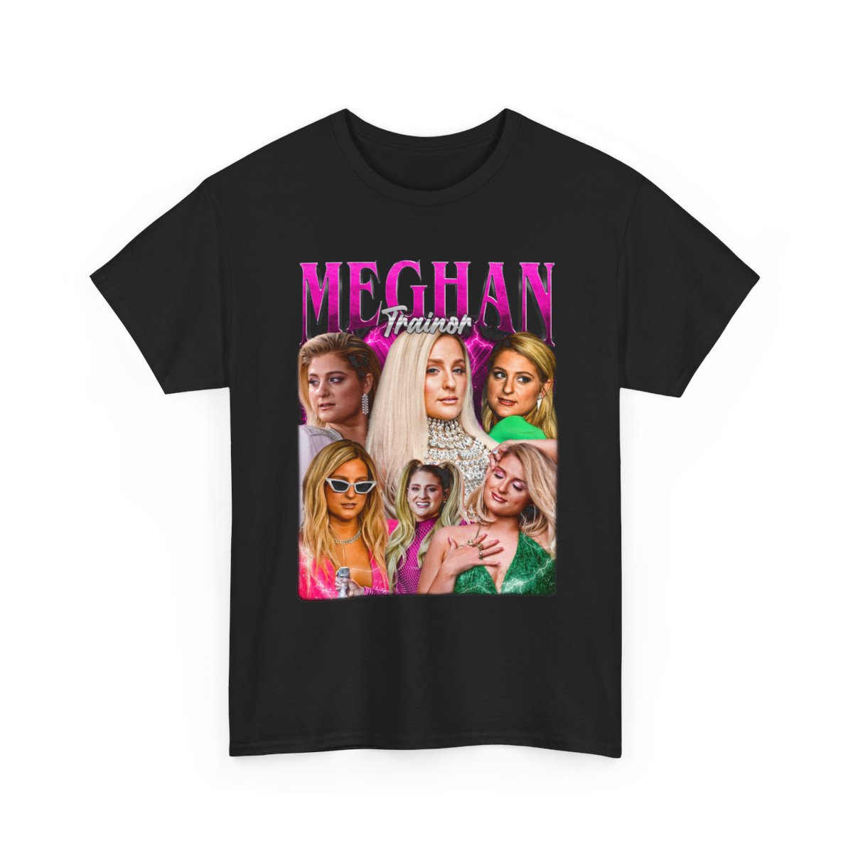 Meghan Trainor Shirt Vintage Retro T-Shirt, Pop Star Fan Art Tee, Made You Look & All About That Bass 90s Style Graphic, Unisex Concert Gift