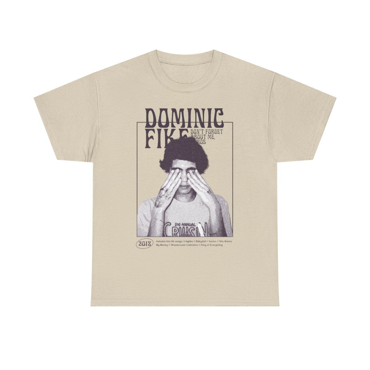 Dominic Fike Don't Forget About Me Vintage Unisex T-Shirt