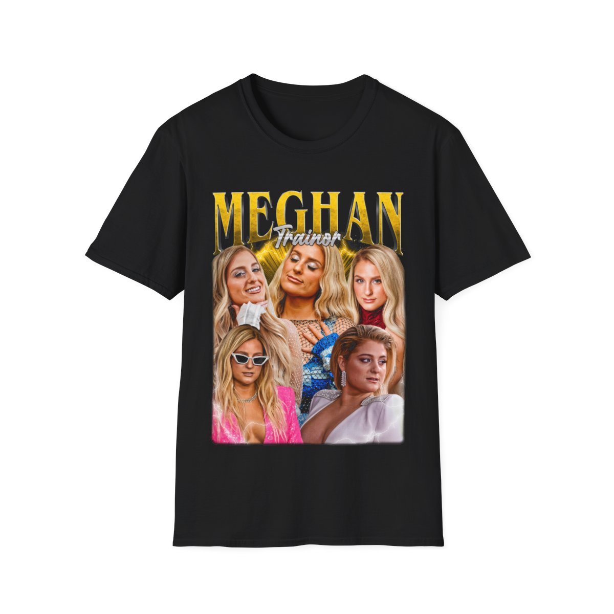 MEGHAN TRAINOR Singer-Songwriter Unisex Softstyle T-Shirt, Meghan Trainor Merch, Meghan Trainor Album 90s Poster Graphic tee