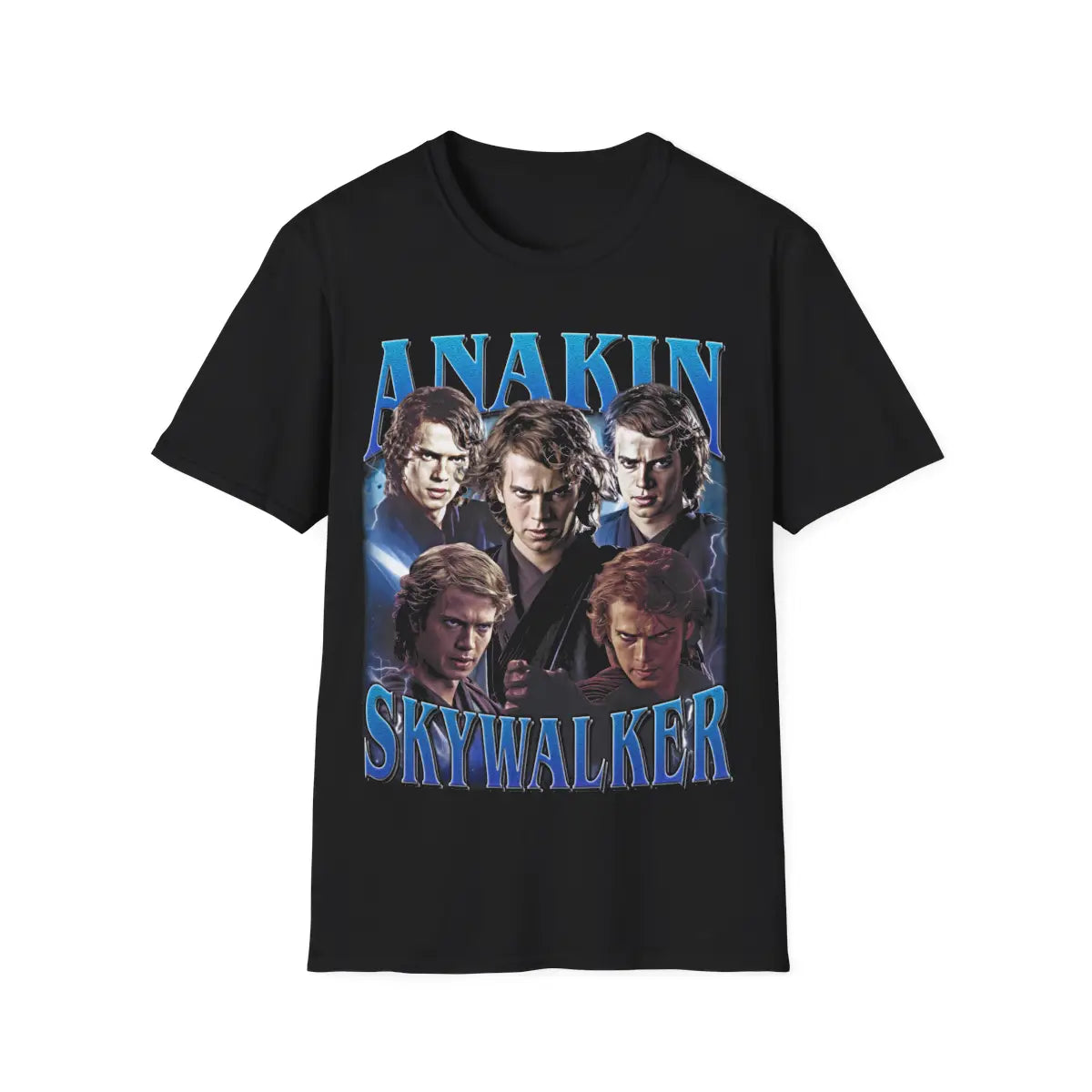 Anakin Skywalker Star Wars Jedi Knight Graphic Tee ��� Darth Vader Prequel T-Shirt ��� Galactic Saga Merch ��� Gift for Sci-Fi Fan, Dark Hero