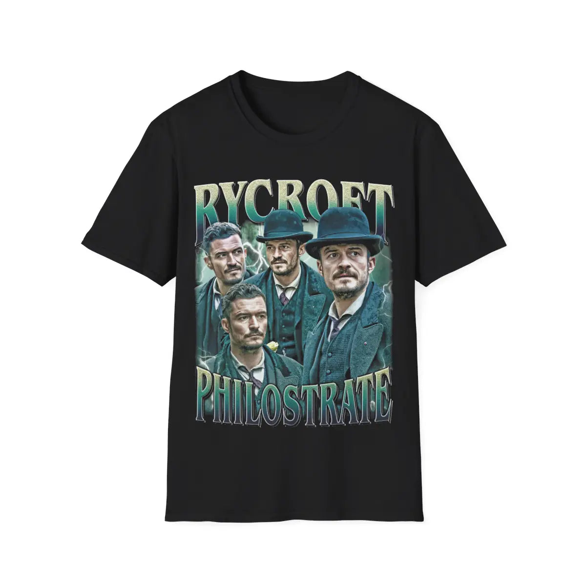 Rycroft Philostrate Carnival Row Detective Tee – Orlando Bloom Fantasy TV Show T-Shirt – Neo-Noir Steampunk Merch – Gift for Fan Steampunk