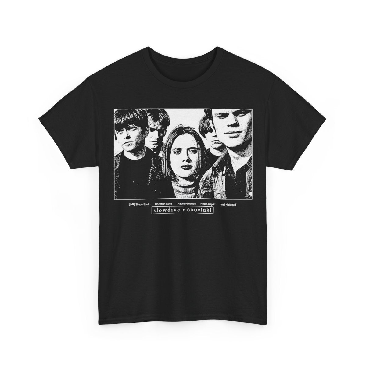 Slowdive Unisex T-shirt, Slowdive Band merch, Slowdive Souvlaki Album Poster Design Graphic tee Comfort Colors
