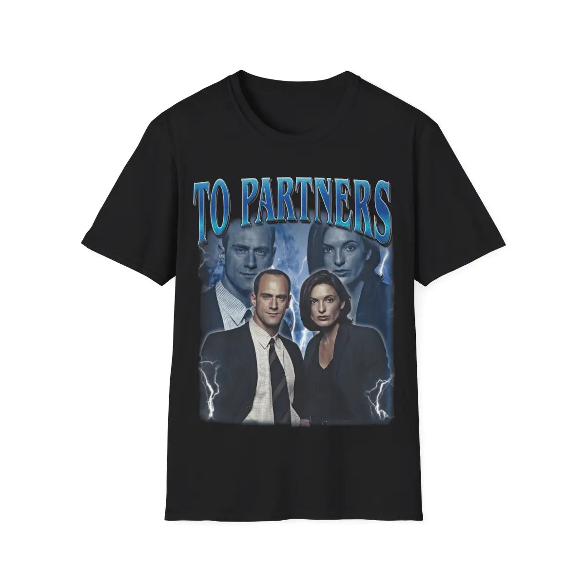 Benson and Stabler Law and Order SVU Partners Tee – Olivia Benson & Elliot Stabler Shirt – Crime Drama TV Merch – Gift for Fan