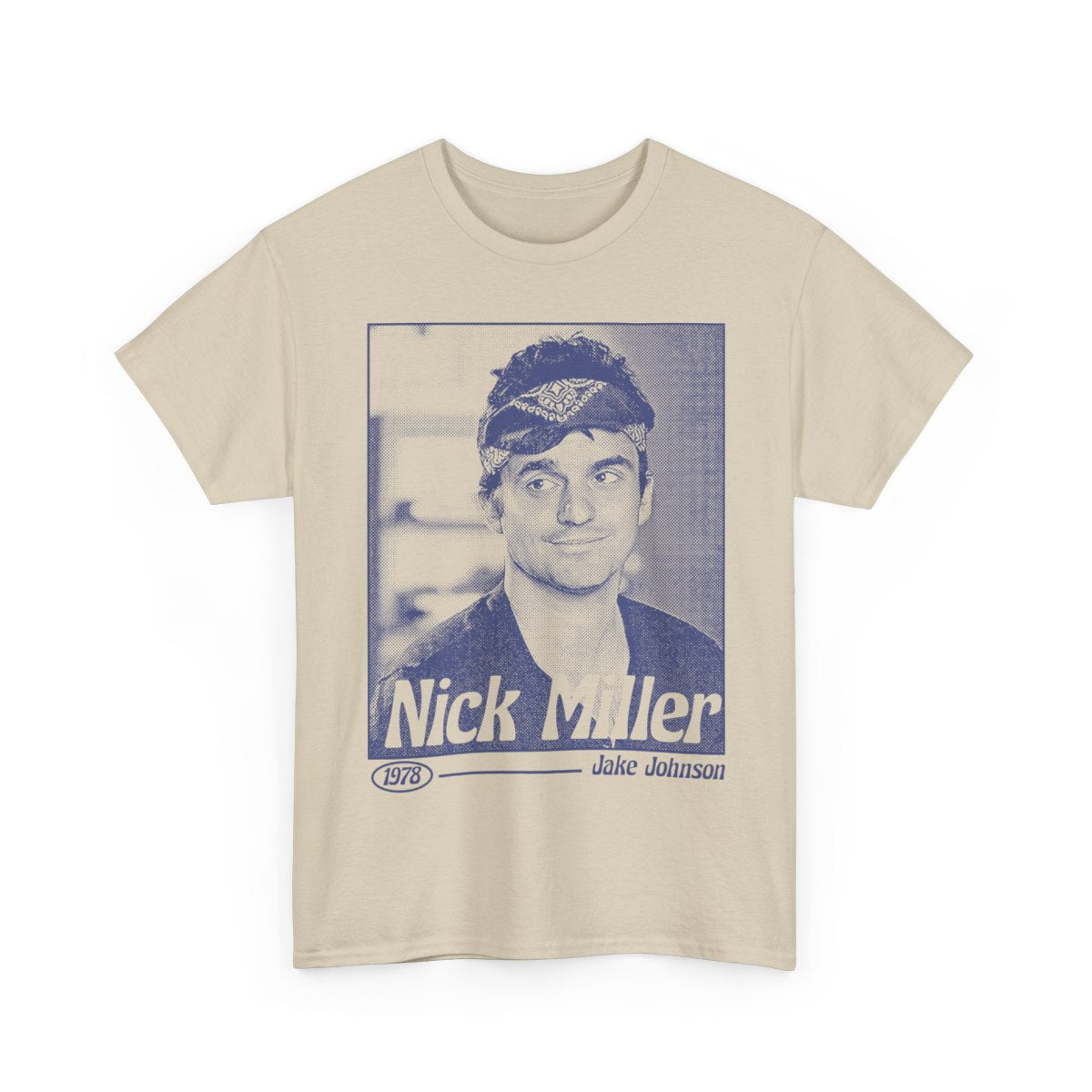 NICK MILLER Unisex T-Shirt - Retro Nick Miller Graphic Tee - New Girl Television Sitcom Shirt - Nick Miller Merch Comfort Colors