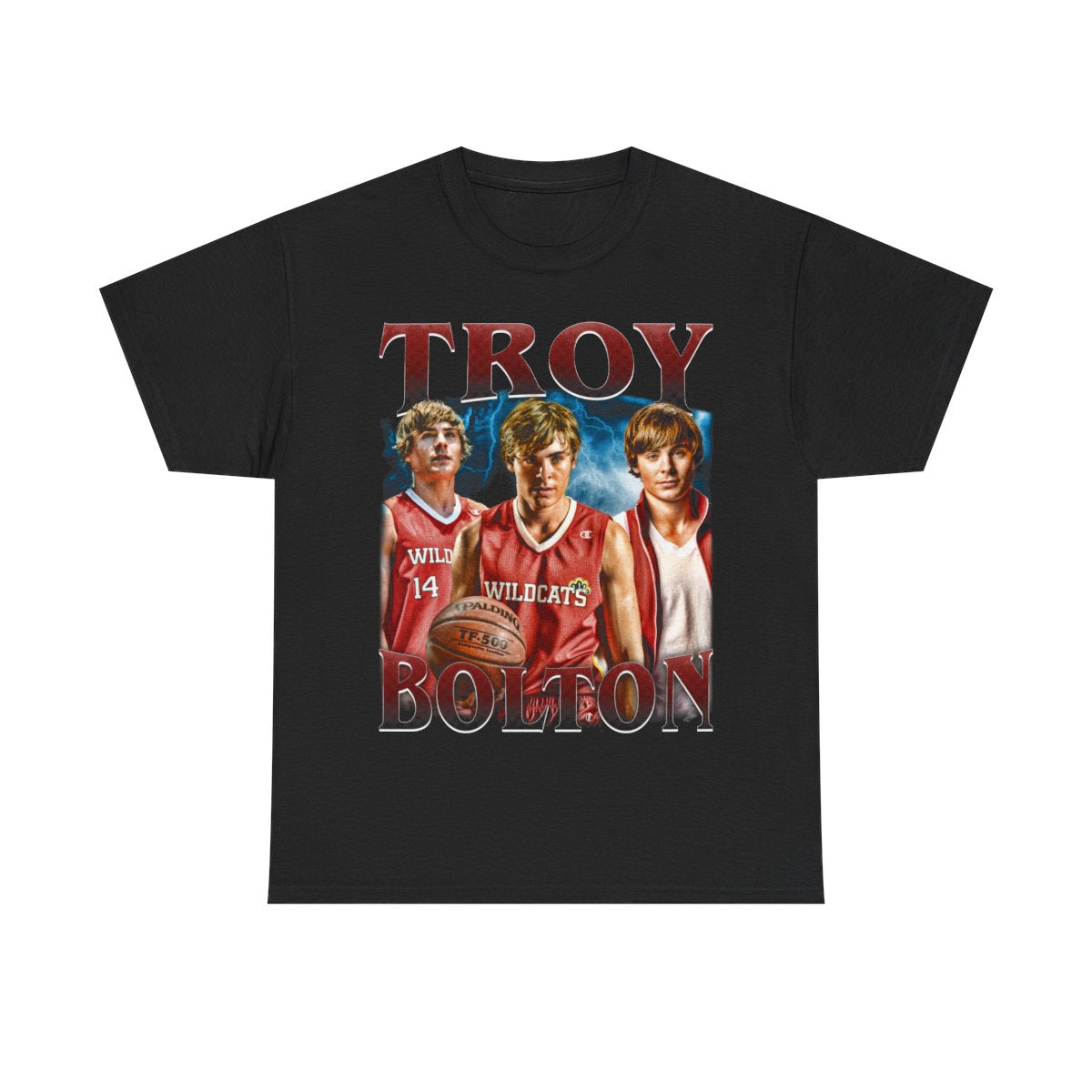 Troy Bolton High School Musical  Vintage T-shirt Limited Collection - TV Show / Movies Homage T-shirt