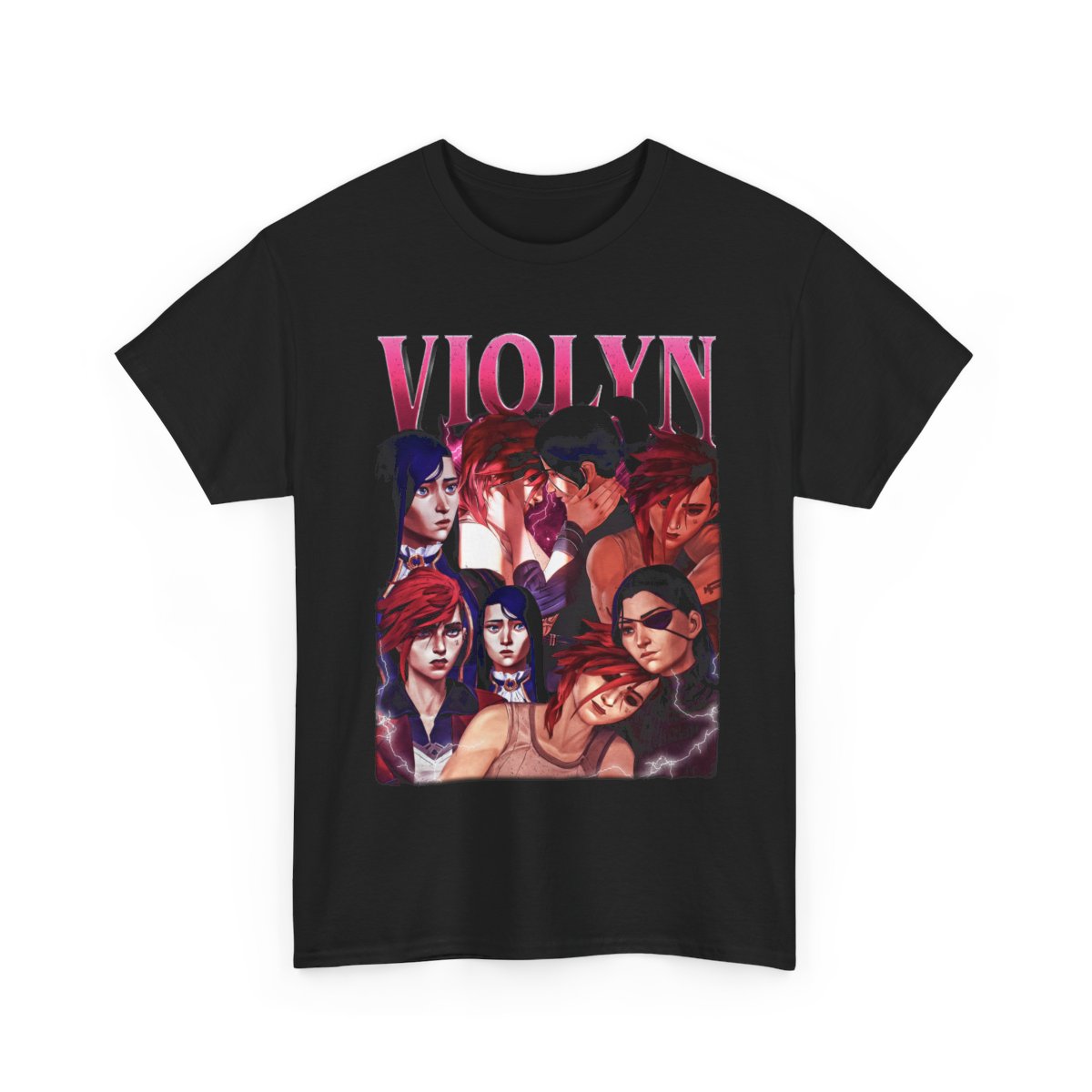 Retro Caitvi Violyn T-Shirt: 90's Vintage Unisex Comfort Colors Tee