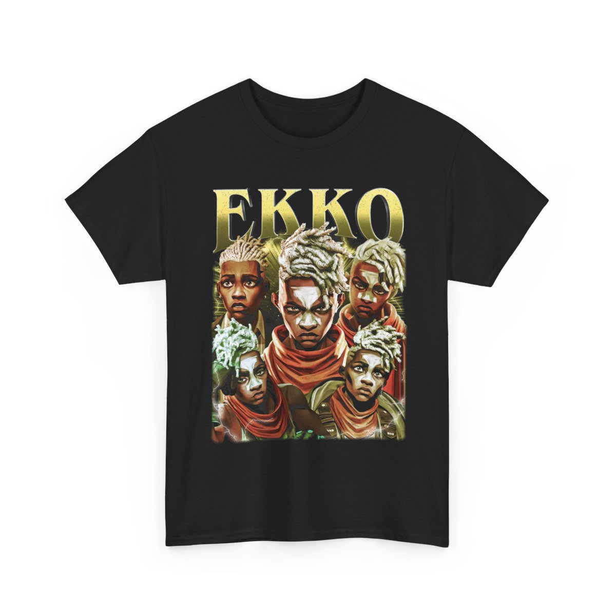Ekko Arcane T-Shirt: Retro 90's Vintage Unisex Comfort Colors Tee