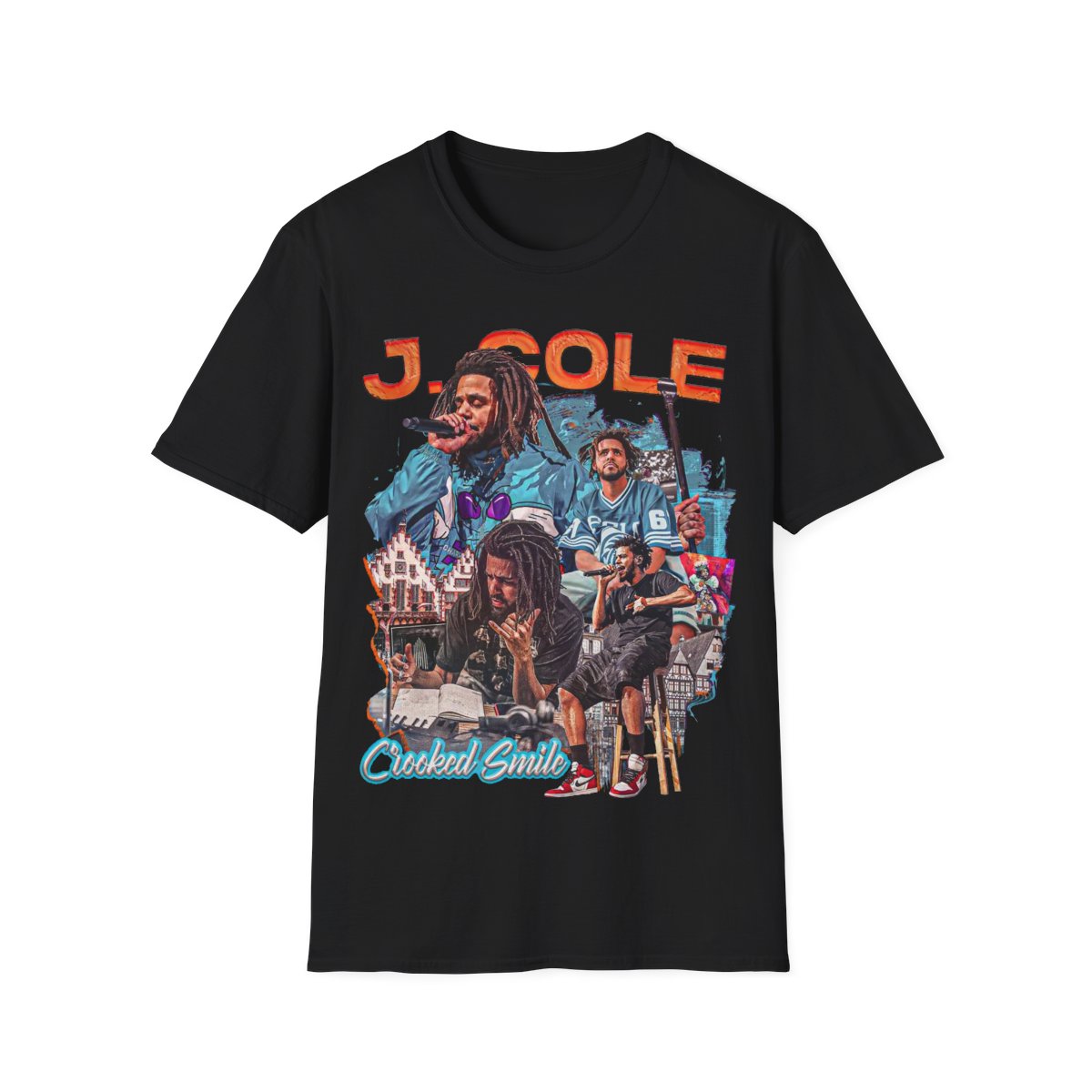 Limited J Cole Crooked Smile Vintage T-Shirt, Gift For Woman and Man Unisex T-Shirt