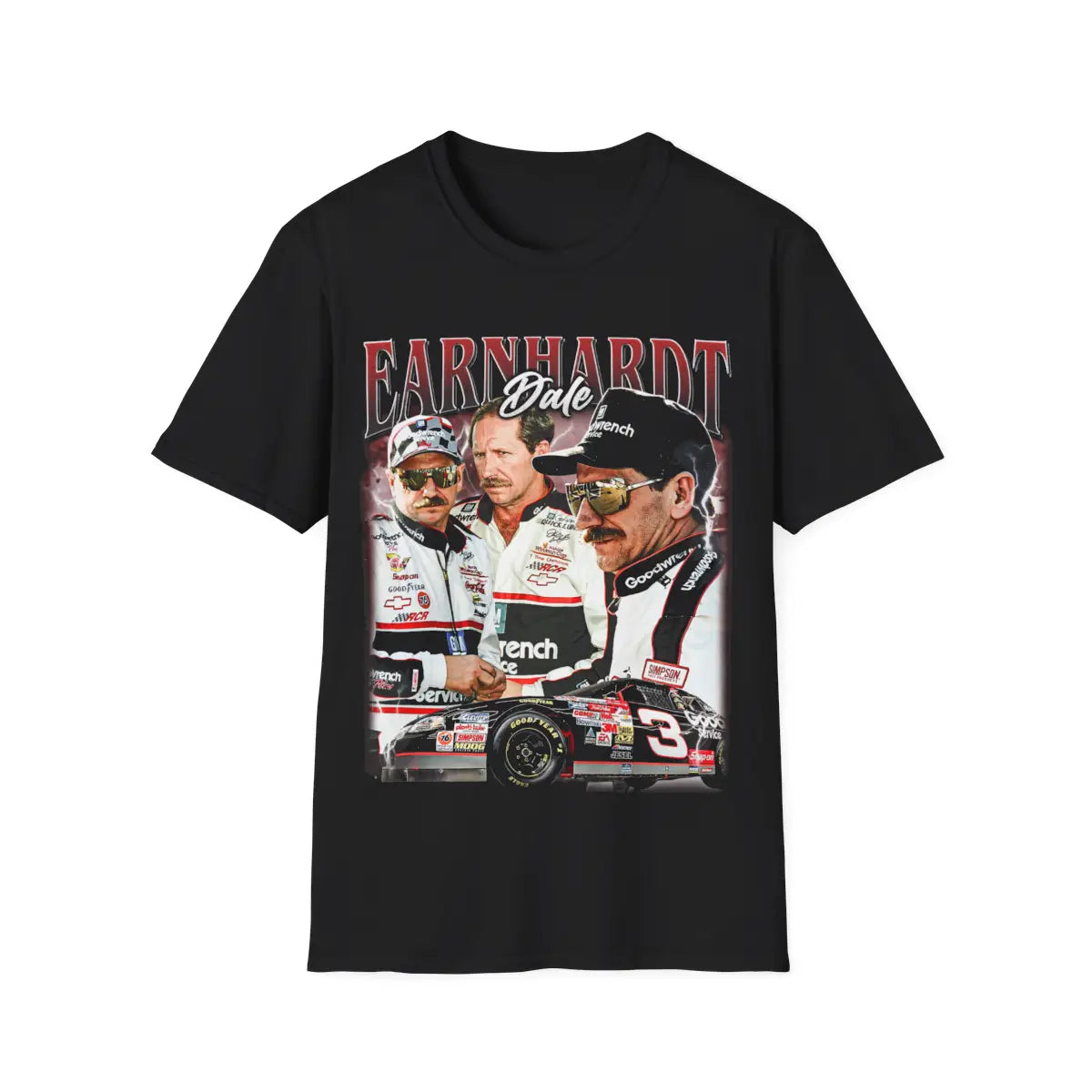 Dale Earnhardt Legendary Racecar Driver Shirt, Stock Car Racing Fan Tee, Vintage Racing Tribute Design, Motorsports Graphic T-Shirt