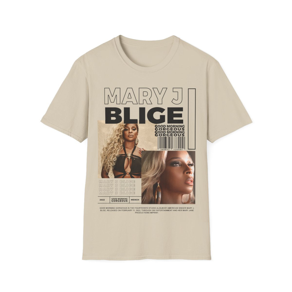 Limited Mary J Blige Good Morning Gorgeous T-Shirt, Gift For Woman and Man Unisex T-Shirt
