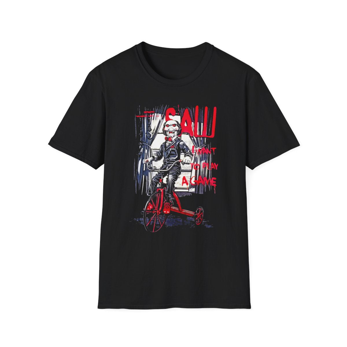 SAW Horror Movie T-Shirt ��� Vintage Graphic Tee ��� Retro 2000s Horror Film Shirt ��� Gift for Scary Movie Fan Halloween Outfit