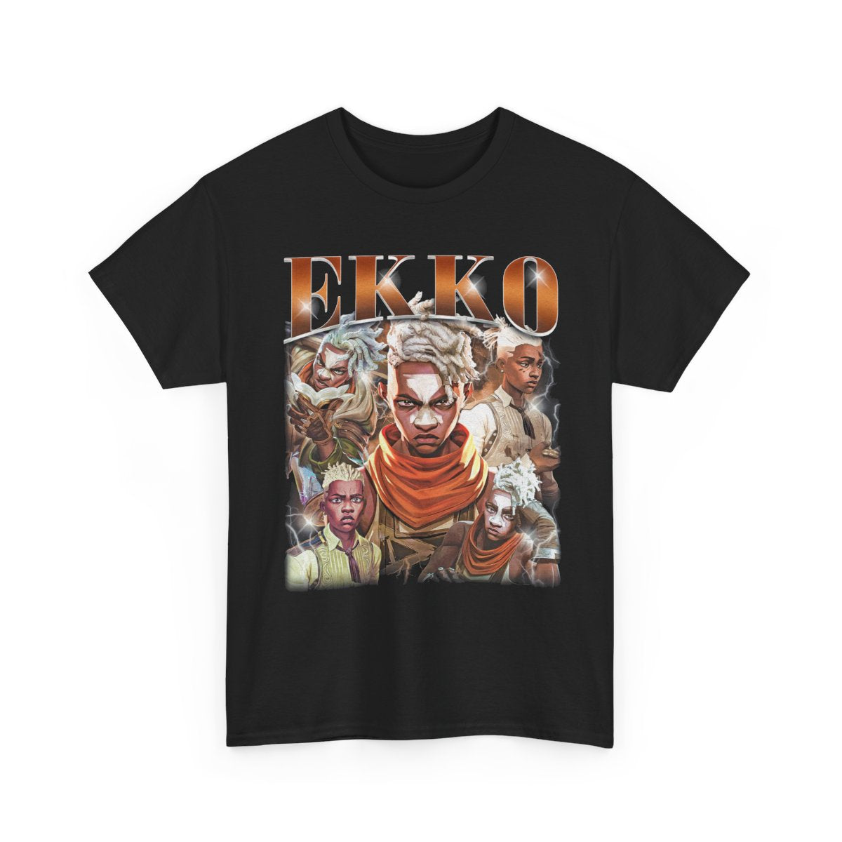 Ekko Arcane LOL Unisex Tee, Mystical Graphic T-Shirt for Men and Women, Magical Cotton Shirt, Esoteric Top, Graphic Tee for Occult Lovers