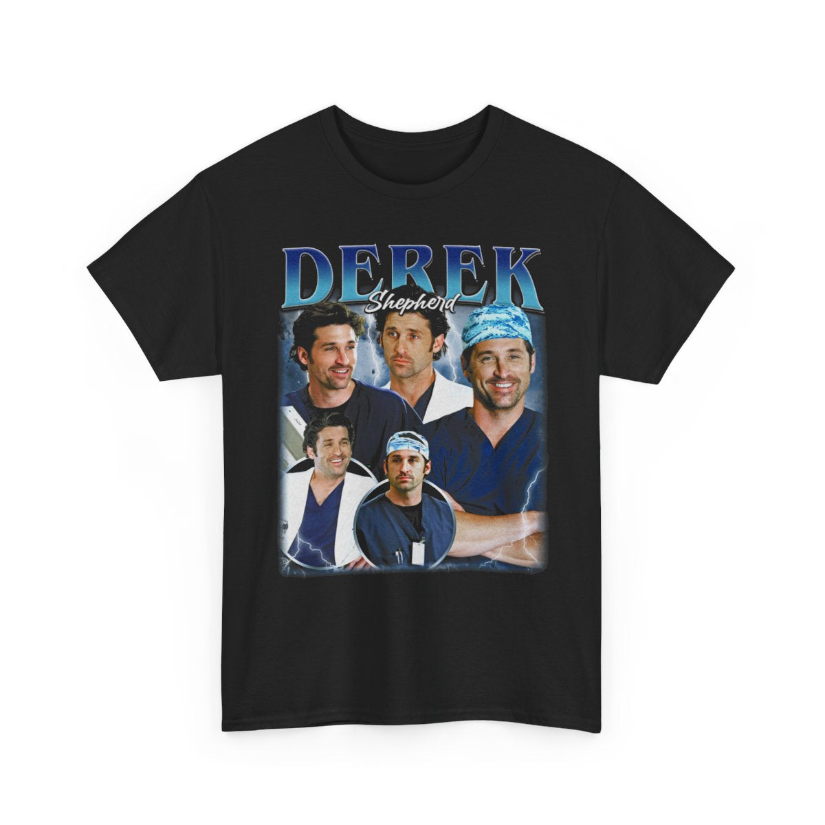 Derek Shepherd Grey's Anatomy Vintage T-Shirt: Unisex Soft Cotton Tee