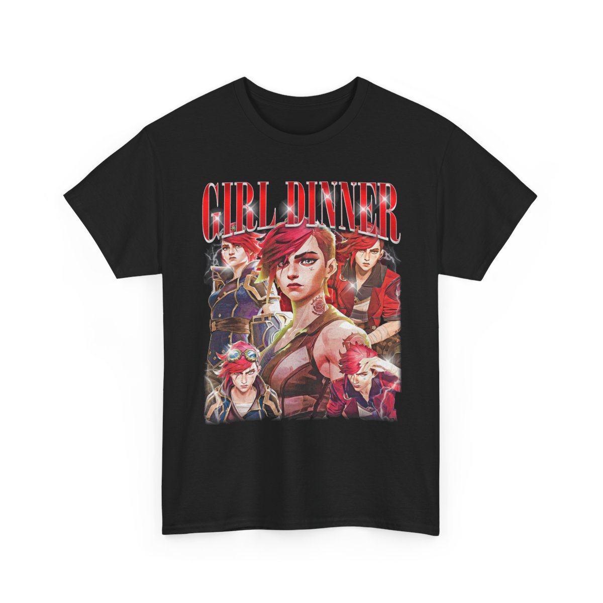 Girl Dinner Vi Arcane LOL Unisex Tee, Graphic Tee, Vintage Tee, Mystical Shirt, Witchy Apparel