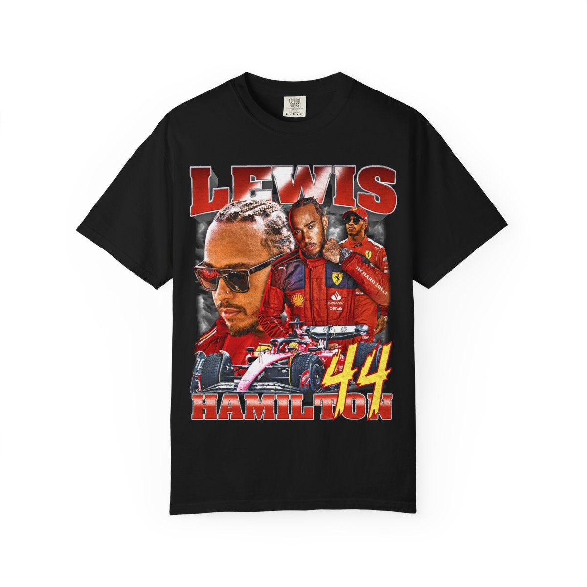 Retro Lewis Hamilton T-Shirt: 90s Vintage Comfort Colors Unisex Tee