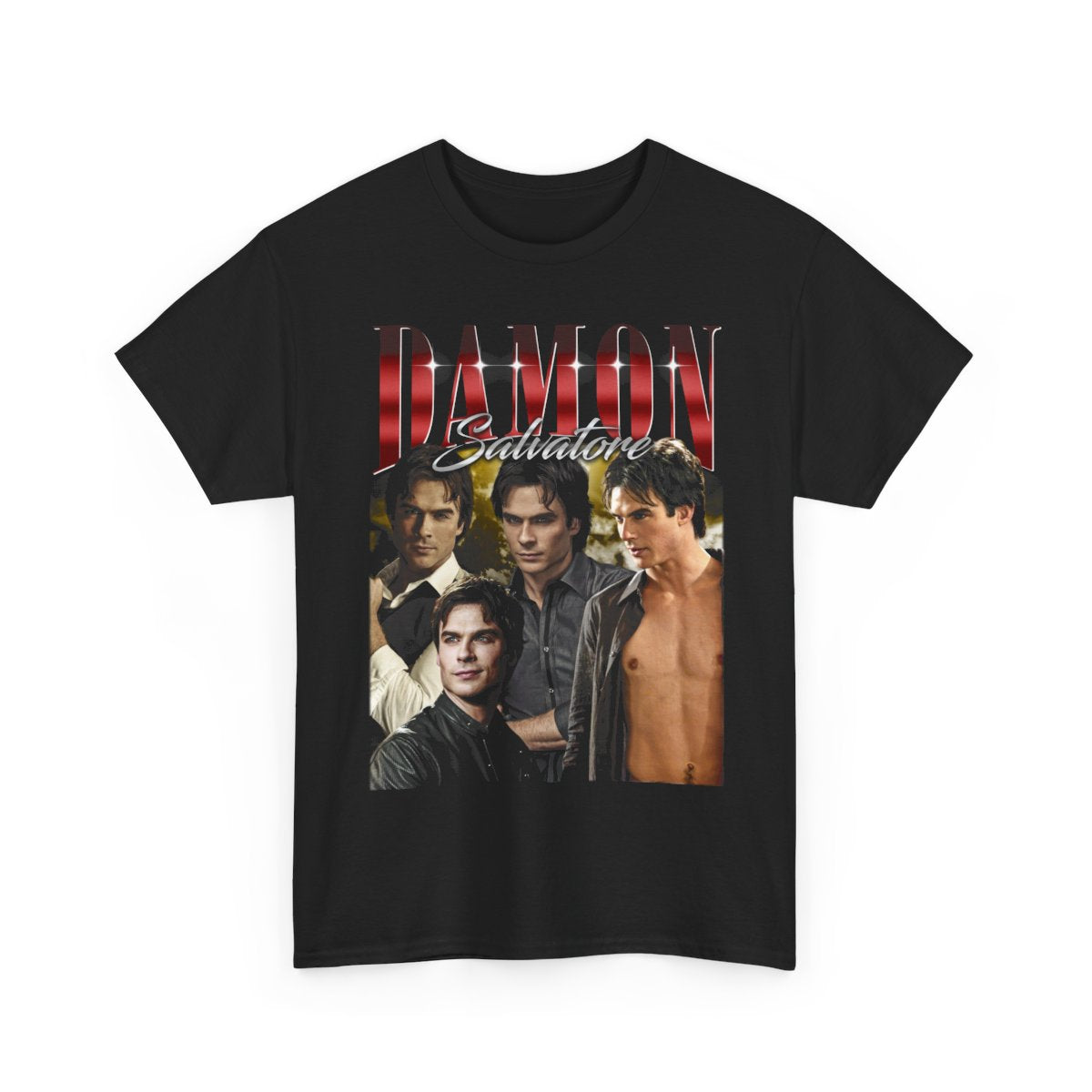 Damon Salvatore Shirt: Vintage Vampire Diaries Y2K Graphic Tee