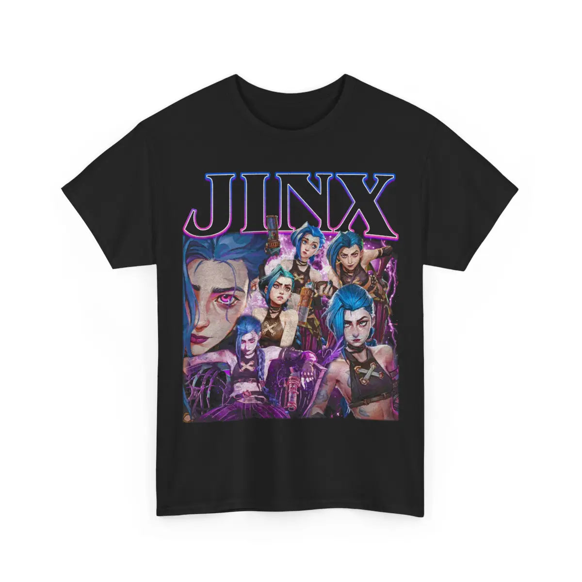 Jinx Gamer T-shirt, Video Game Tee, Unisex Gaming Shirt, Jinx Apparel, Cotton Tee for Gamers Comfort Colors
