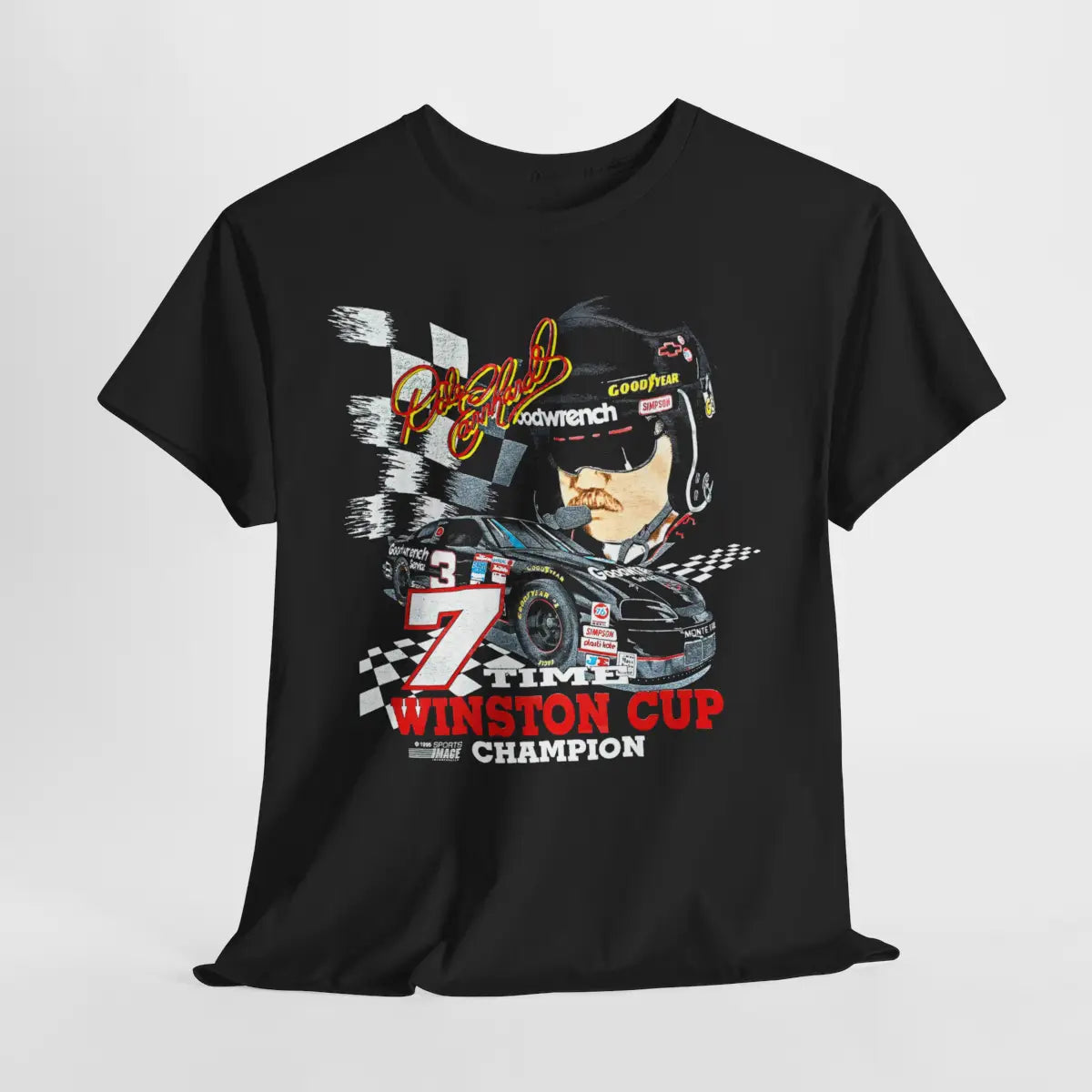 Vintage Dale Earnhardt Tee, T-Shirt, 90s Racing Shirt, Retro Graphic Tee, Unisex Heavy Cotton Shirt, Gift for Race Car Fans Comfort Colors