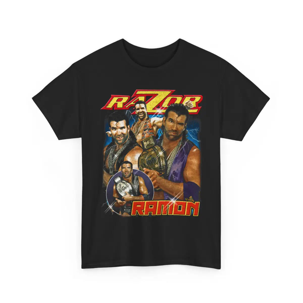 Vintage Razor Ramon Wrestler Unisex Tee, Retro Shirt, 90s Graphic T-shirt, Luchador Shirt, Fan Gift, Cotton Tshirt for Men and