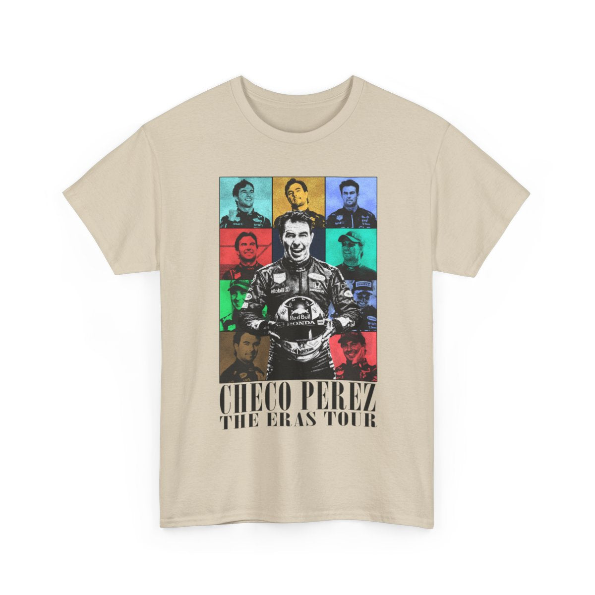 Checo Perez F1 Racing Tee: The Eras Tour Vintage Style