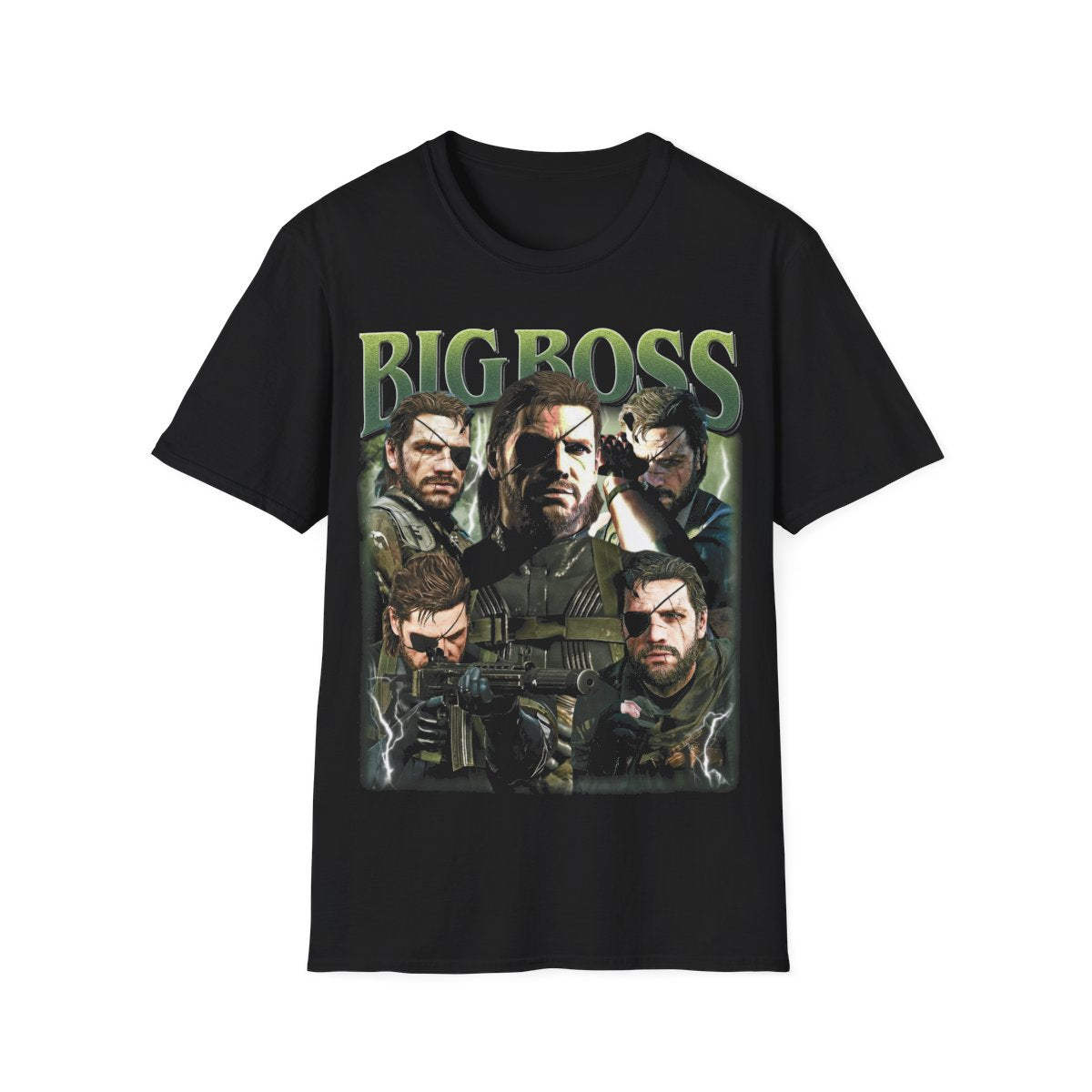 Big Boss Metal Gear Vintage T-Shirt, Gift For Woman and Man Unisex T-Shirt