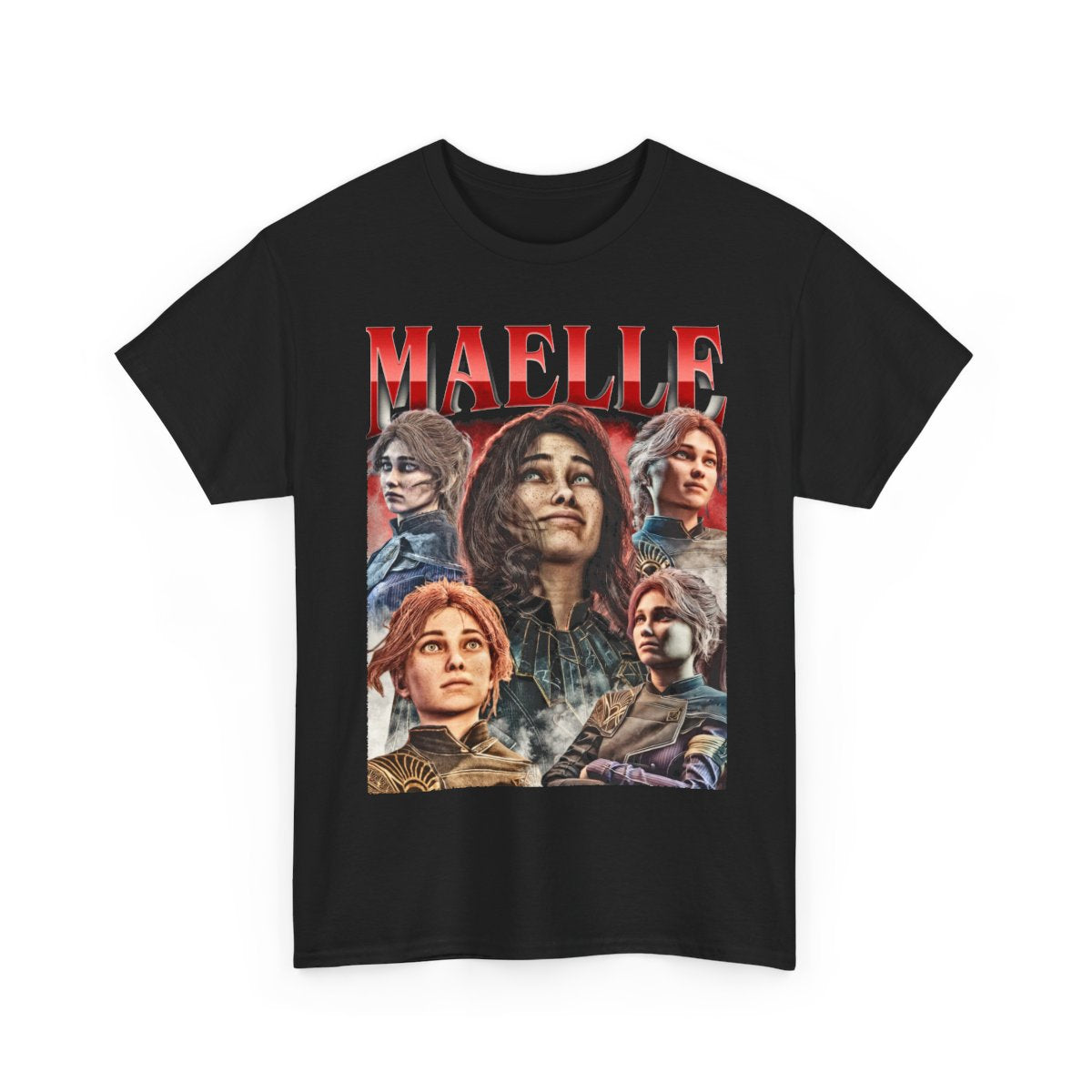 Vintage Maelle Clair Obscur: Expedition 33 Tee: Retro Sci-Fi Graphic T-Shirt Game