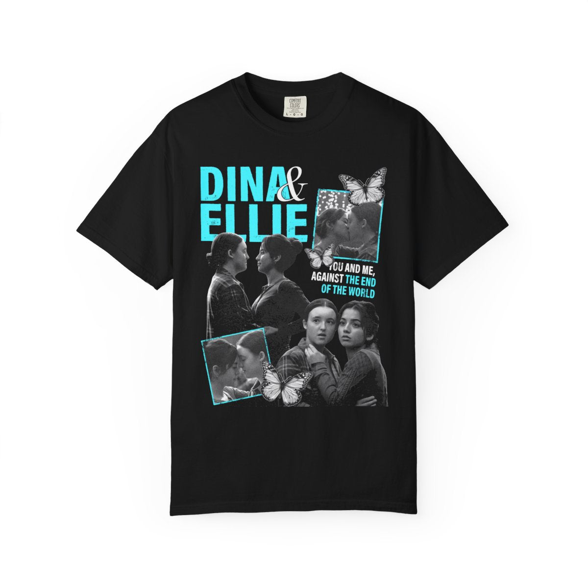 Limited Dina and Ellie Bar Scene Vintage T-Shirt, Series T-shirt The Last of Us Game