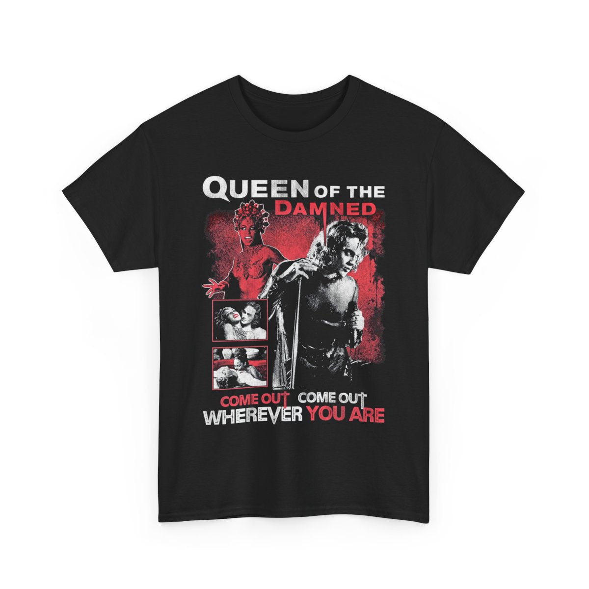 Vintage Queen Of The Damned Movie T-Shirt: Unisex Heavy Cotton Tee