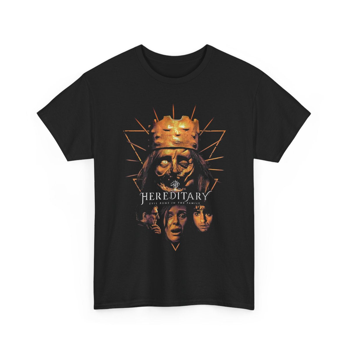 Hereditary Horror Movie Vintage T-Shirt: Unisex Heavy Cotton Tee