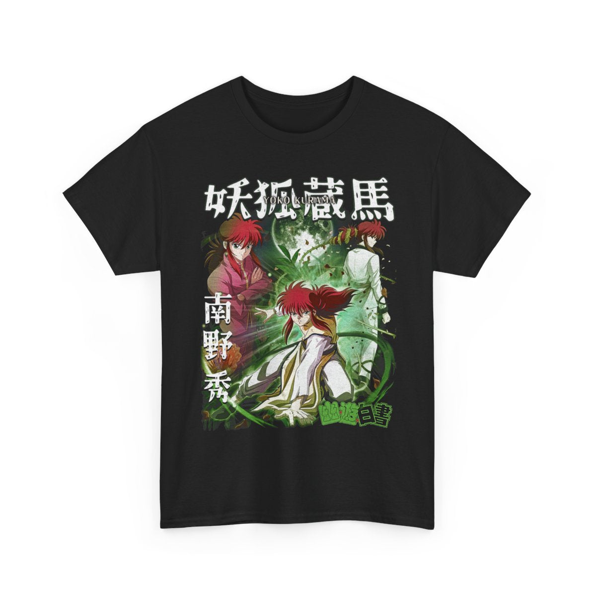 Yoko Kurama Shirt, Yu Yu Hakusho Anime Tee, Spirit Fox T-Shirt, Retro 90s Manga Gift, Otaku Clothing Merch, Unisex Top