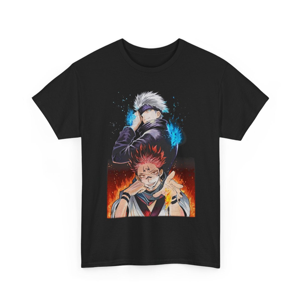 Gojo and Sukuna Shirt, Jujutsu Kaisen Anime Tee, Sorcerer vs Curse T-Shirt, Japanese Manga Gift, Unisex Otaku Merch