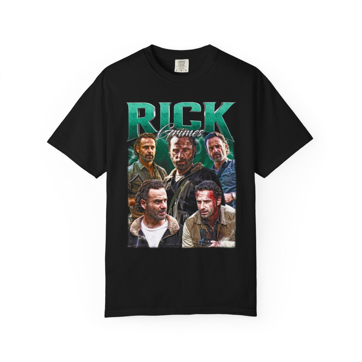RICK GRIMES Unisex T-Shirt - Retro Rick Grimes Graphic Tee - TV Series Shirt - Rick Grimes Merch Comfort Colors